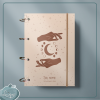 Caderno Argolado (Lua e Estrelas)