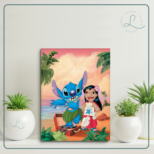 Quadro decorativo, Lilo e Stitch 02 – Luique