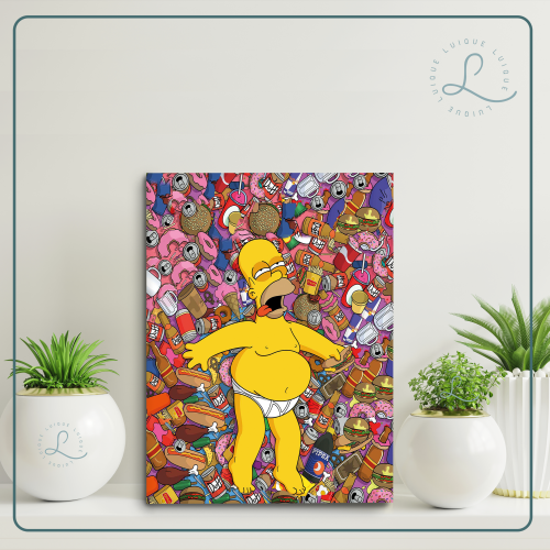 quadro personalizado Os Simpsons  Objeto e Arte - Design em acrílico