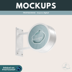 Mockup digital (Letreiro redondo)