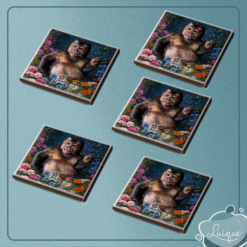 Kit c/ 5 azulejos c/ imã (INSTITUTO OLIVIA - BARRIGÃO LINDO)