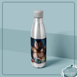 Garrafa térmica / Inóx estampado / 350ml / Térmica (INSTITUTO OLIVIA - BARRIGÃO LINDO)