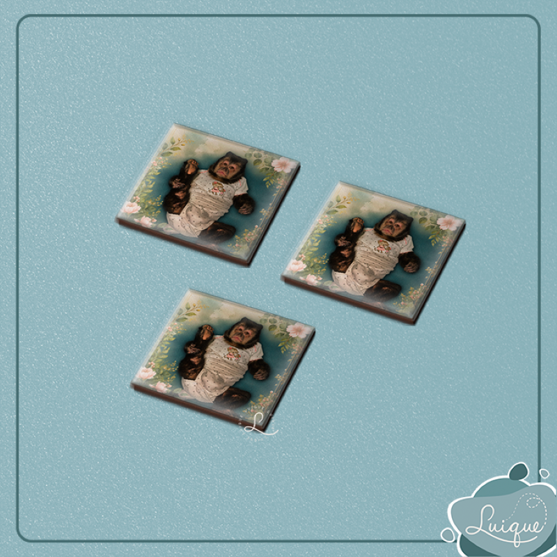 Kit c/ 3 azulejos c/ imã (INSTITUTO OLIVIA - SAPECA)