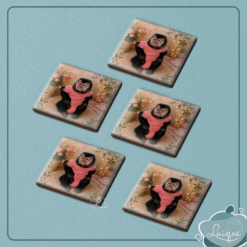 Kit c/ 5 azulejos c/ imã (INSTITUTO OLIVIA - FLORESCER)
