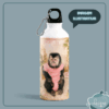 Garrafa tradicional / Branca estampada / 800ml / Não térmica (INSTITUTO OLIVIA - FLORESCER)
