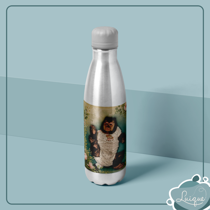 Garrafa térmica / Inóx estampado / 500ml / Térmica (INSTITUTO OLIVIA - SAPECA)