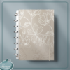 Caderno de Disco (Beige flowers)