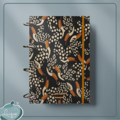 Caderno Argolado (Black tucains)