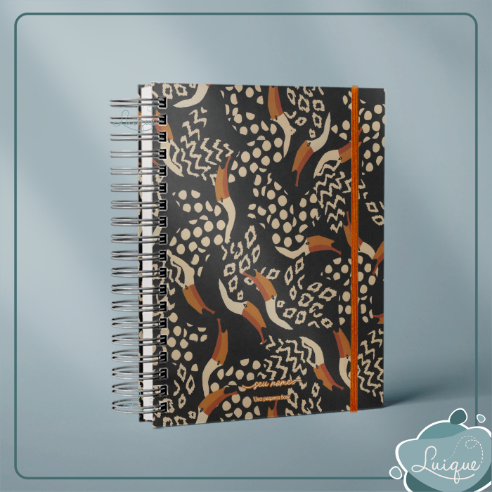 Caderno Espiral (Black tucains)
