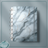 Caderno de Disco (Blue gray marble)