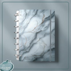 Caderno de Disco (Blue gray marble)