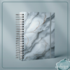 Caderno Espiral (Blue gray marble)