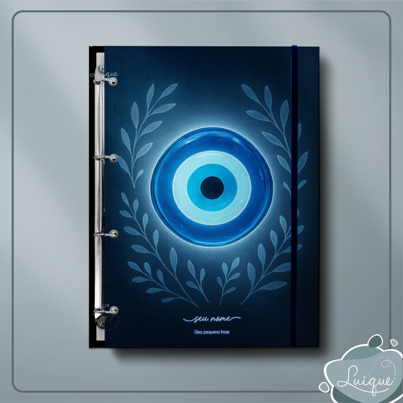 Fichário Argolado (Blue greek eye)