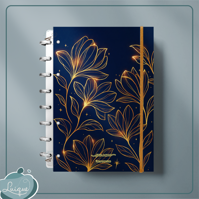 Caderno de Disco (Brilliant flowers)