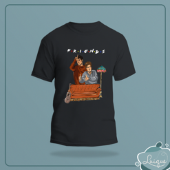 Camisa 100% algodão (Friends / Ross e Joey - Tamanho G)