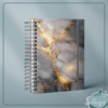 Caderno Espiral (Dark golden marble)