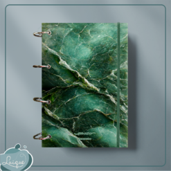Caderno Argolado (Emerald marble)