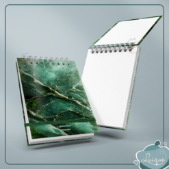 Bloco de anotações (Emerald marble)