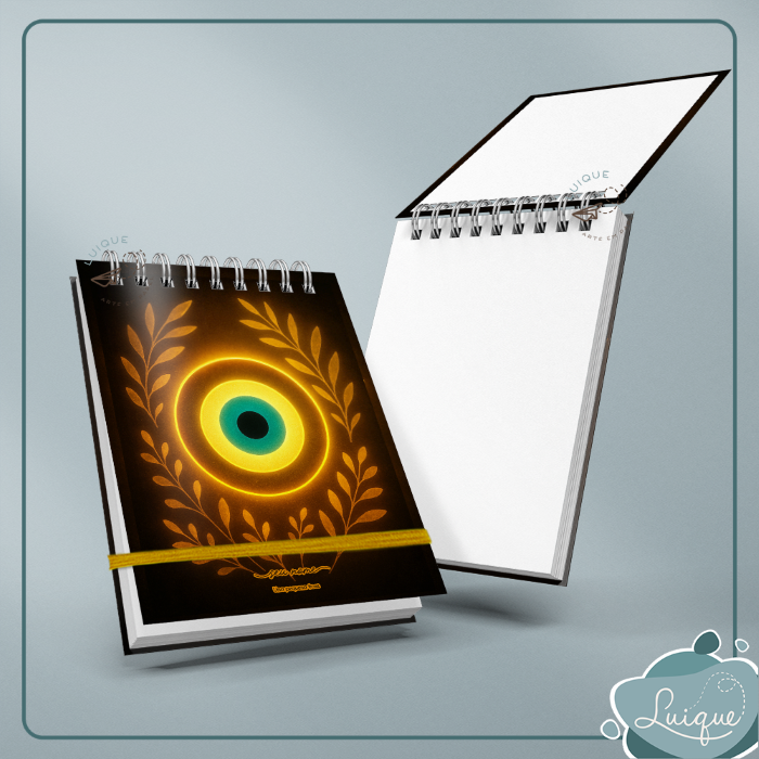 Bloco de anotações (Golden greek eye)