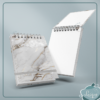 Bloco de anotações (Gray marble)